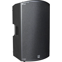 HK Audio SONAR 115 Xi active loudspeaker showing front grille and control panel for professional sound reinforcement.