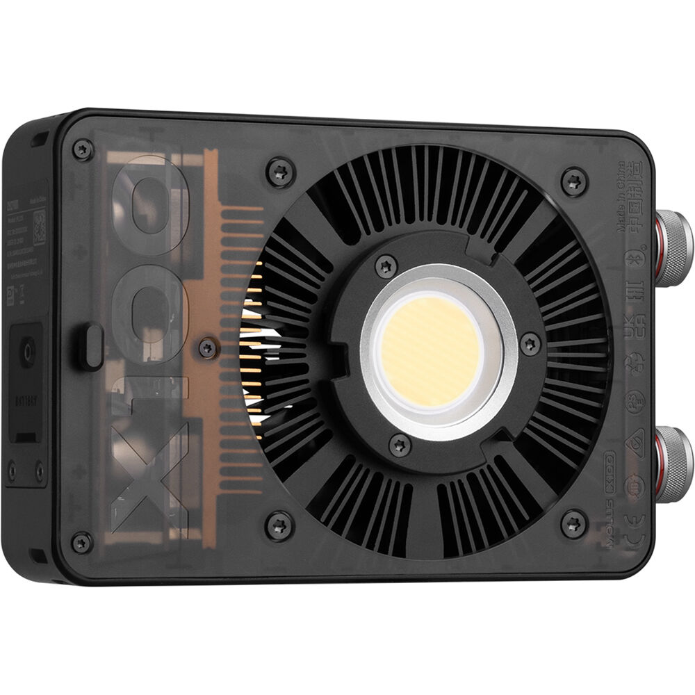 Zhiyun Molus X100 Pro bi-color LED light panel with adjustable brightness and color temperature for professional photography and videography.