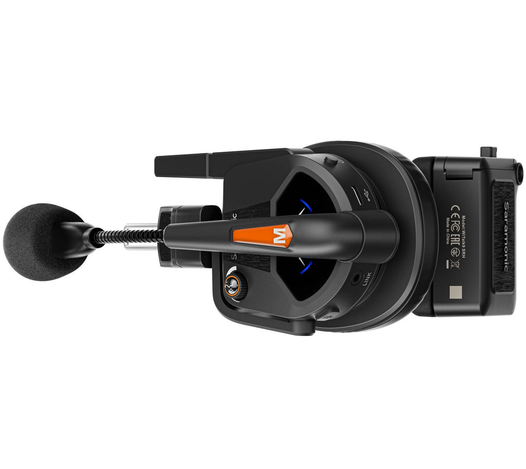 Saramonic WiTalk9 WT9S 9-person wireless video equipment with microphones and receiver for professional audio recording.