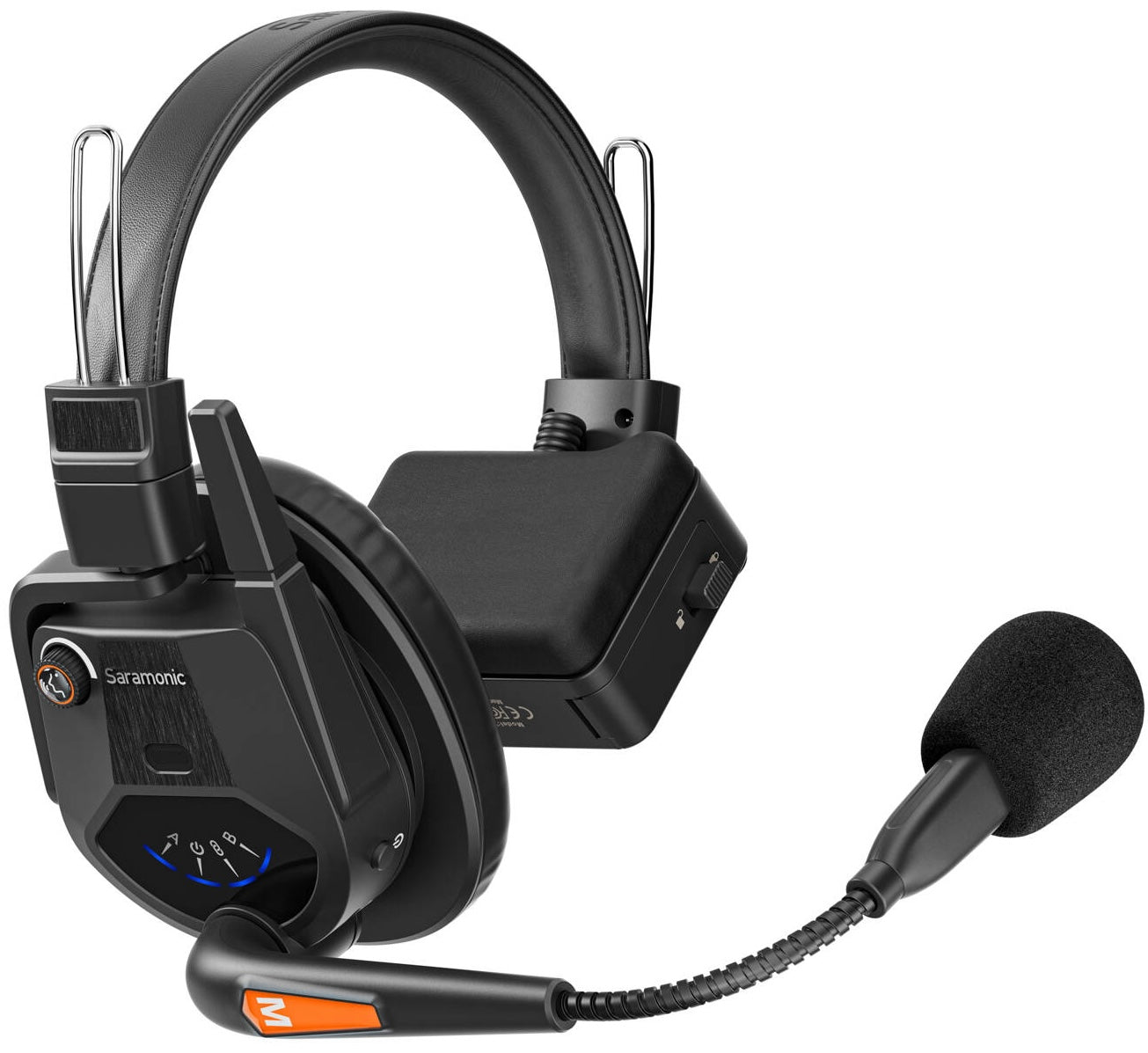 Saramonic WiTalk9 WT8S 8-person wireless video equipment with microphones and receivers for professional group audio.
