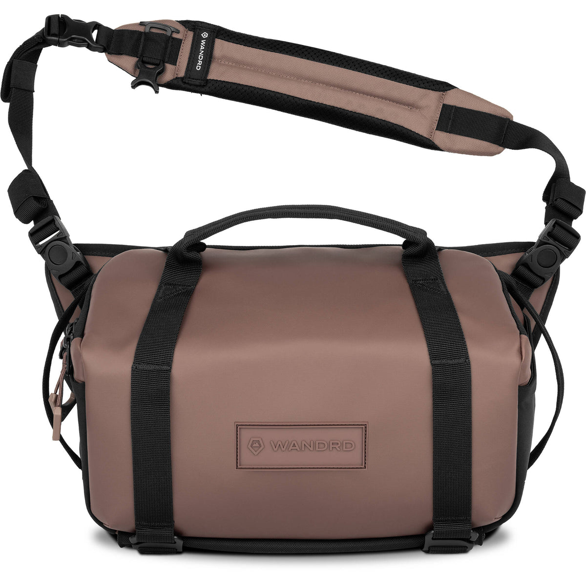 Wandrd Rogue Sling video equipment bag showing adjustable strap, spacious compartments, and durable design for camera gear storage.