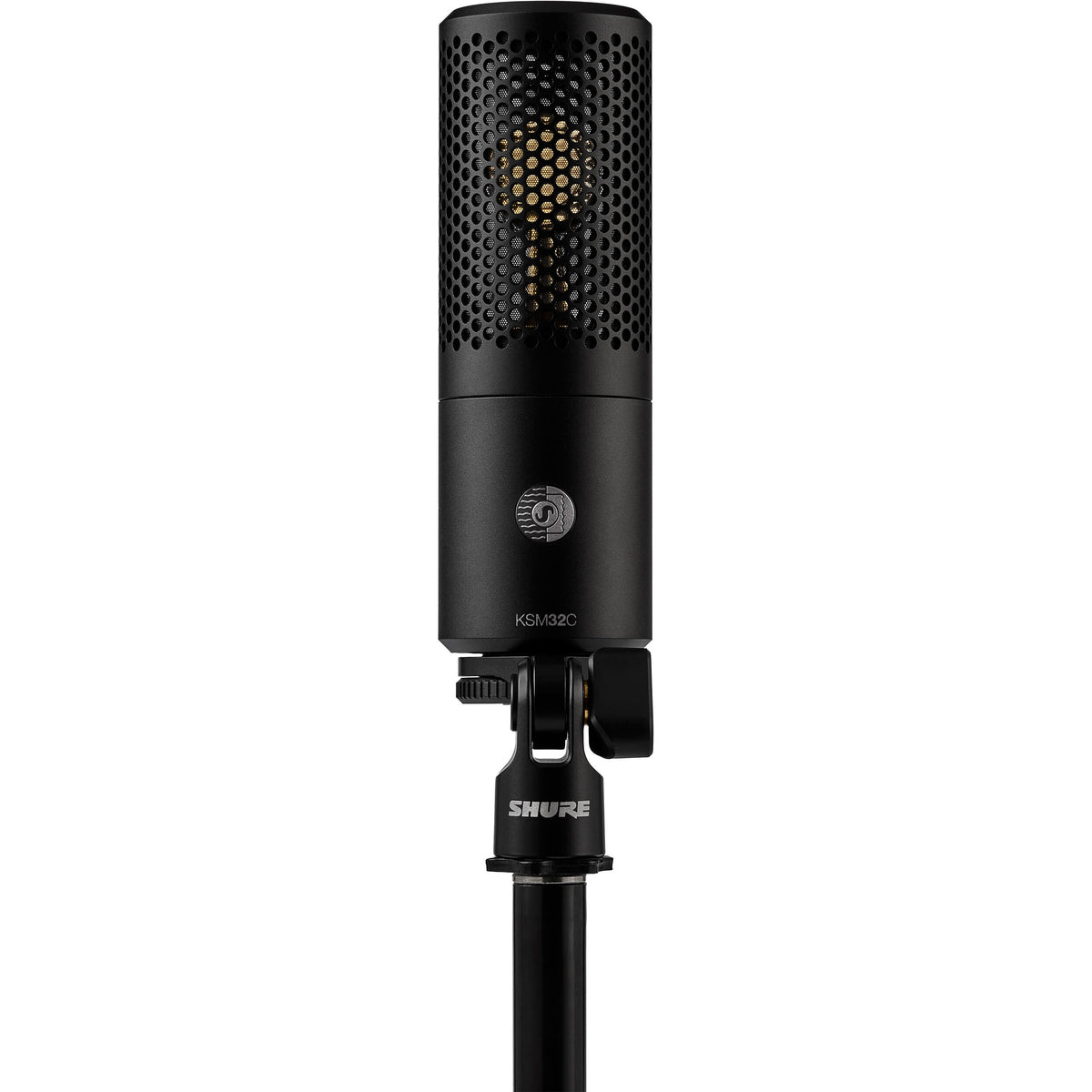 Shure KSM32C/HM condenser microphone from the Stage Kit, displaying a professional microphone with black body and grille.