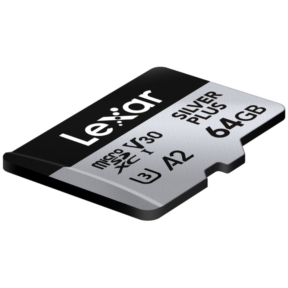 Lexar 1066X microSDXC Silver Plus (V30) R205/W100 Memory Card