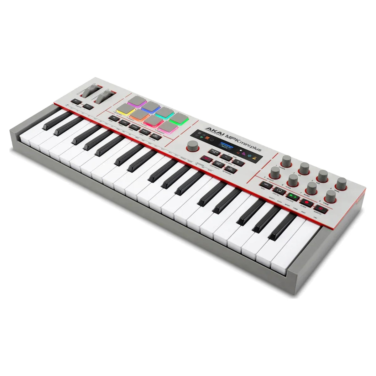 Akai Professional MPK Mini Plus II 37-key MIDI controller, three-quarter view