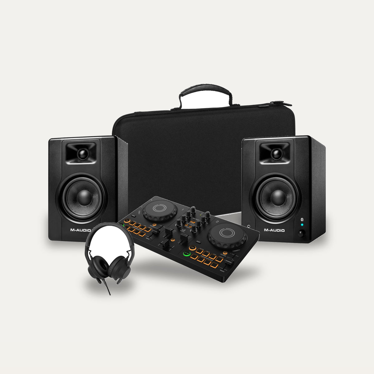 AlphaTheta DDJ-FLX2 + AIAIAI TMA-2 DJ XE + M-Audio BX4 BT DJ Starter Set