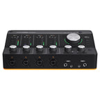 Arturia AudioFuse Studio Rev2 audio interface, front panel with combo inputs and two headphone outputs