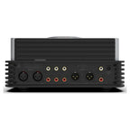 iFi Audio iCAN Phantom 1.5 rear panel with XLR and RCA inputs and preamp outputs