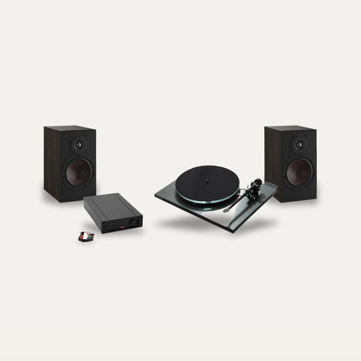 Rega Planar 3 + Nd3 + Brio MK7 + DALI Opticon 2 MK2 Vinyl System – Speaker Finish Tobacco