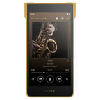 Sony NW-WM1ZM3 Walkman, front view with home screen