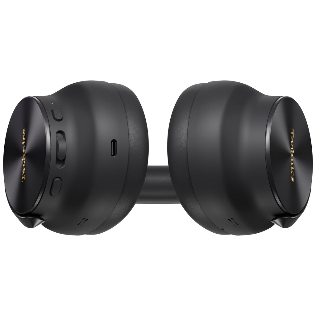 Technics EAH-A1000 in Black, earcups and controls from above