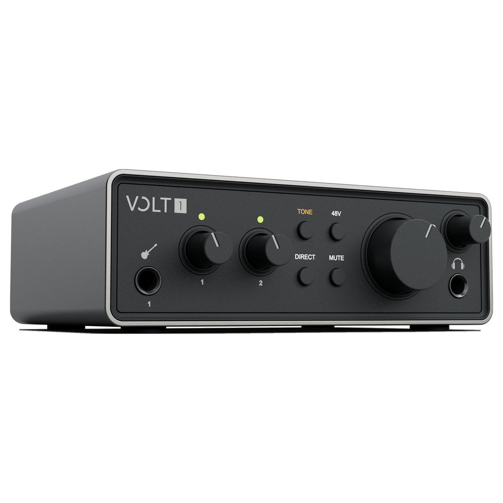 Universal Audio Volt 1 Gen 2, front three-quarter view